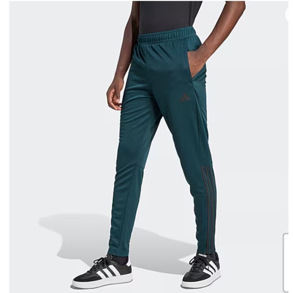 Adidas Mens Sereno Track Pants Aurora Ivy Black Sport Tapered JW0186 Size Medium